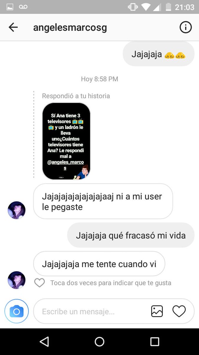 aldiurcola's tweet photo. Qué peor que no respondí bien el acertijo o que no le pegue con el usuario? https://t.co/Ov3VFiyXLe