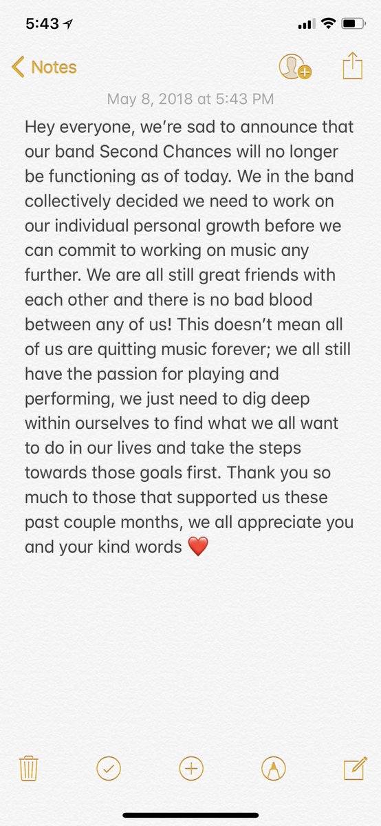 Second Chances tweet media