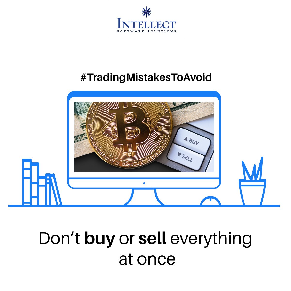 Don’t give in to #market hype and peer pressure affecting your #tradingdecisions. #Buying and #Selling of #shares should always be in installments.
#TradingMistakesToAvoid #Investors #StockMarket