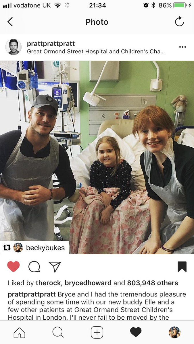 BeckyWhitfiel14's tweet photo. A year ago today Elle had the pleasure of meeting @prattprattpratt  &amp; @BryceDHoward 🤗☀️#smilinginheaventoday 😇 https://t.co/3JLzrv3soc