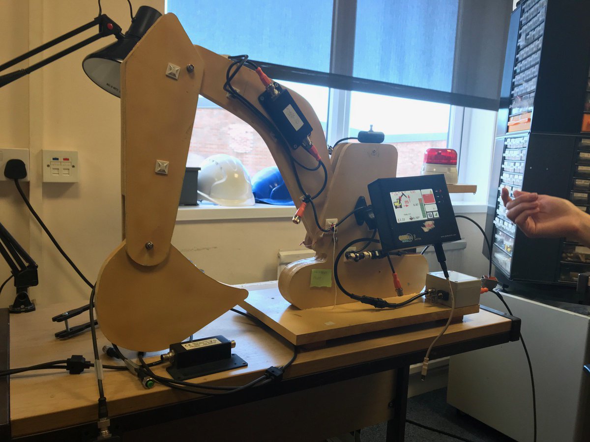 gkdtechnologies's tweet image. Behind the scenes at GKD...
Testing the machine safety control systems in the R&amp;amp;D department at GKD.  #innovation #machineguidance #heightslew #envelopecontrol #motionsafetyindicators #engineers