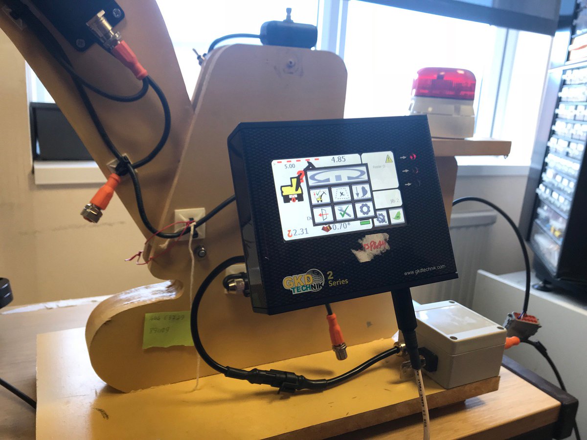 gkdtechnologies's tweet image. Behind the scenes at GKD...
Testing the machine safety control systems in the R&amp;amp;D department at GKD.  #innovation #machineguidance #heightslew #envelopecontrol #motionsafetyindicators #engineers