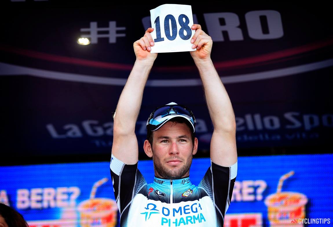 my_shoes93's tweet photo. On May 9, 2013 - winner Mark Cavendish (Omega Pharma-QuickStep) pays tribute to Wouter Weylandt; nobody needed reminding what it signified: the number worn by Wouter Weylandt in the 2011 Giro d'Italia. #LeopardTrek #WW108 #NeverForget https://t.co/0RWQaypH4N