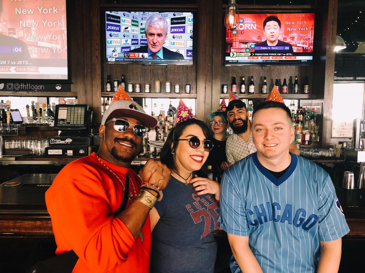 thewalkinchi's tweet photo. There goes Coleman, cheating on us again. At least he’s just at our sister bar with their crew who happens to be our regulars too. #incestisthebest #keepitinthefamily #friendlyasfuck https://t.co/PcS9SUhNdh