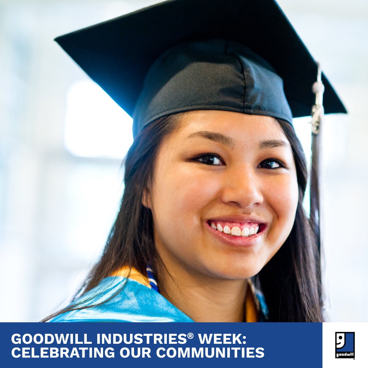 GoodwillIntl's tweet photo. Did you know that #Goodwill provides job training and support services for people in your community? Our shoppers, donors and local partners make it all possible - Thank you for your support! https://t.co/MSJg8InPVj #GoodwillWeek https://t.co/s1b2oRwJlM