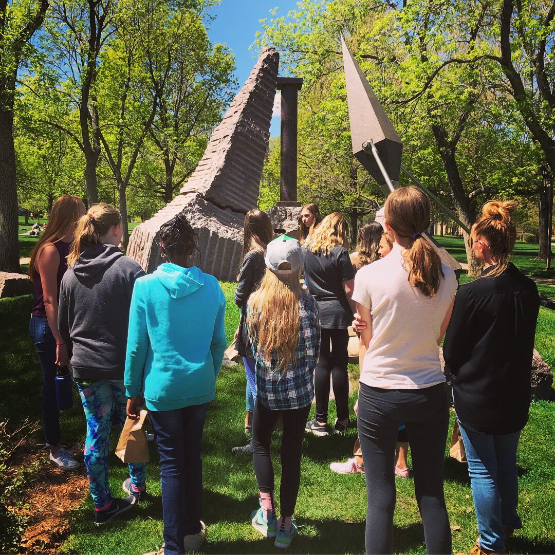 MsElrath's tweet photo. Awesome day exploring Colorado School of Mines with SMS girls who are interested in STEM! Heard from admissions and some rad ladies doing awesome, inspiring research! Thanks @emilou713 for all the planning! #visitmines #smsgoodvibes @MinesAdmissions https://t.co/mwOWSwzxv9