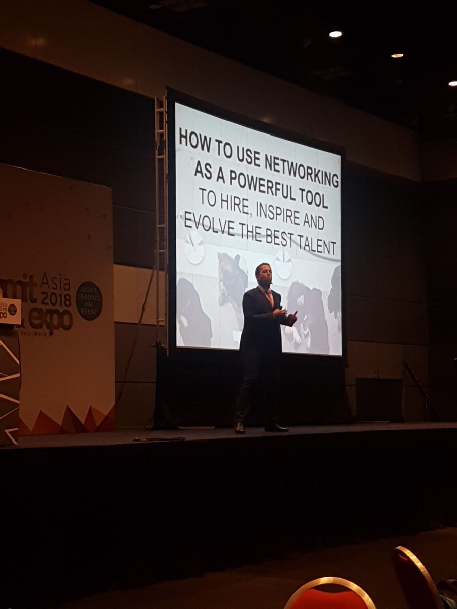 HRM_Asia's tweet photo. [Grow &amp; Thrive]: Gil Petersil, Communication &amp; Strategic Networking Expert. "People feel happier at work when they feel heard. They cannot thrive in an environment where they don't feel their opinions matter." 
#HRSummit2018 #HRMAsia #RethinkTheWayYouWork https://t.co/Lfr903Ena5