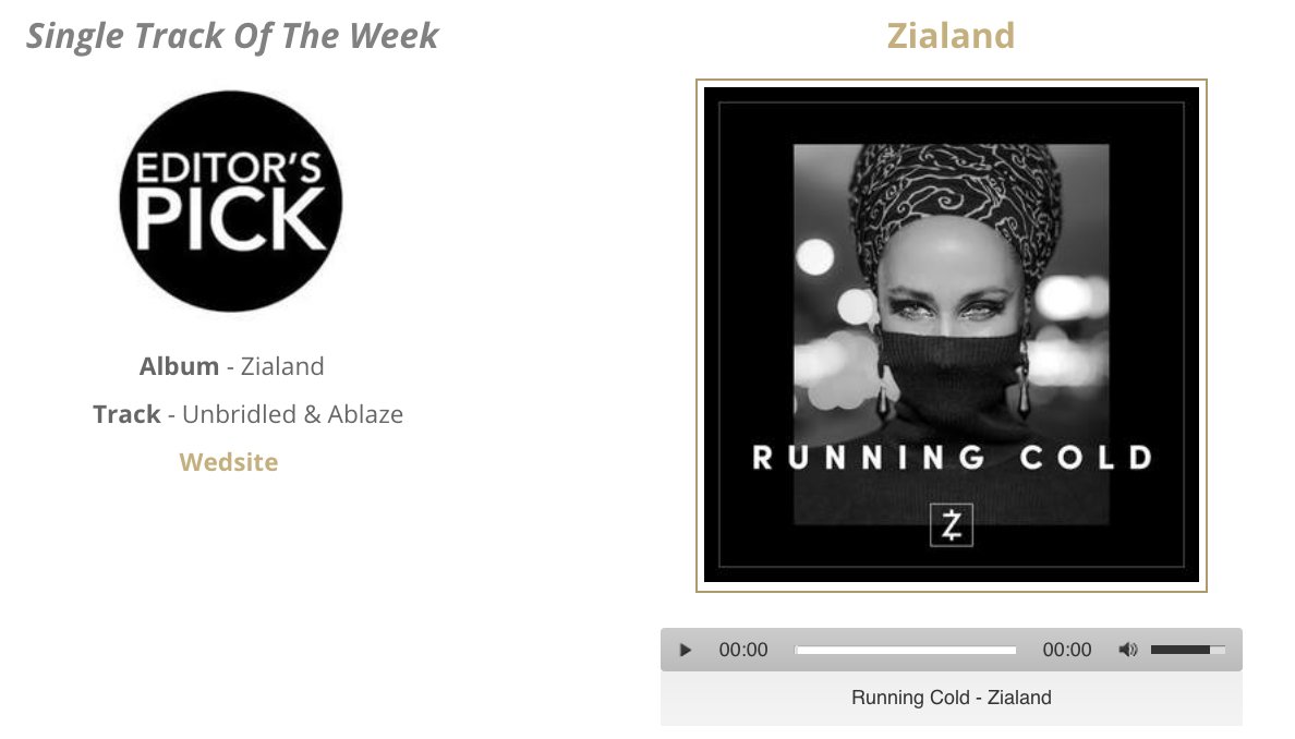 BluesRootsRadio's tweet photo. Blues &amp; Roots Radio Single Track Of The Week 

@ZialandMusic - Running Cold 

Release Date May 9th 2018 

https://t.co/17WLu7MMkz 

Check out the single on our daily Featured Artist Show or listen on demand from our website, be sure to visit the artists website to find out more https://t.co/R5Wgl67nVF