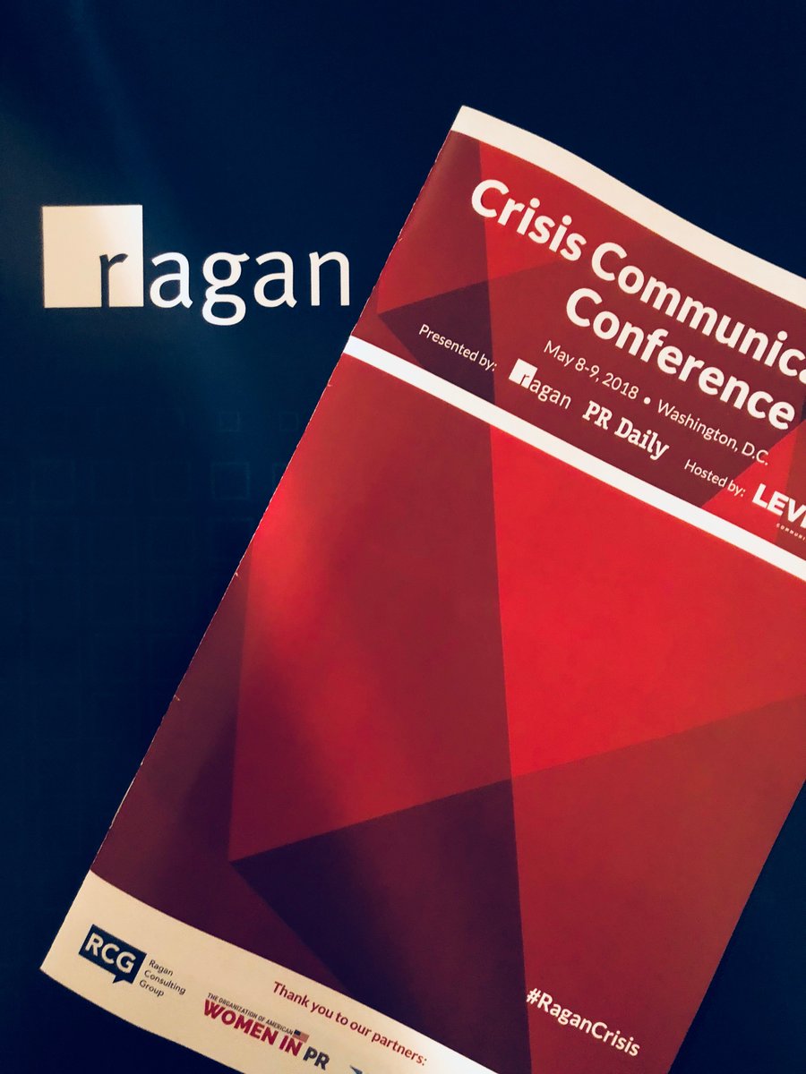 victoriatlevy's tweet image. An interesting and insightful day at @RaganComms conference on crisis communications. Looking forward to day 2 tomorrow. #ragancrisis