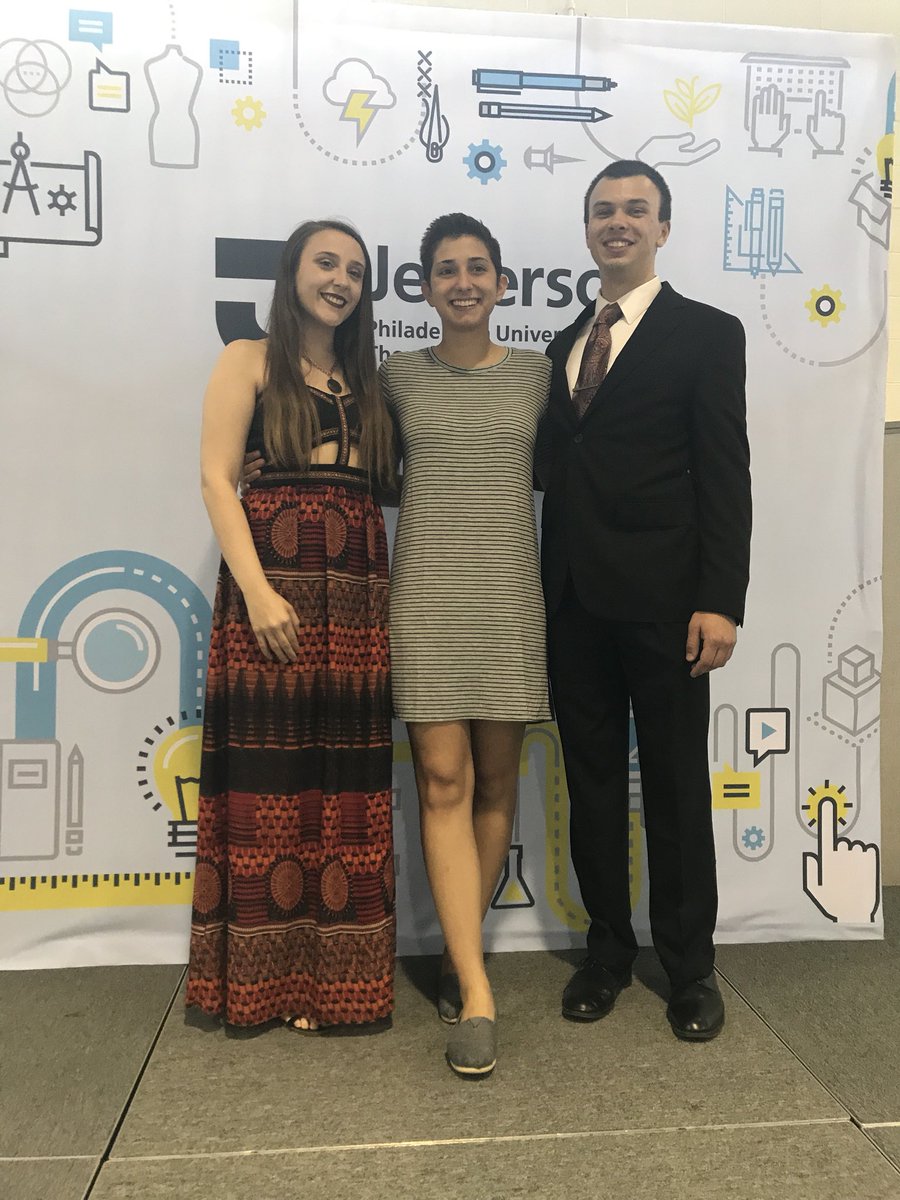 JeffersonENGR's tweet photo. Jefferson Engineers Melody Gajewski, Olivia Mermigos, and Alex Martz are recognized tonight for their senior engineering design work, exceptional academic performance, and service to the university community at the 2018 Design Expo! @SpinelliS @kanderrg @sklasko @MarkTykocinski https://t.co/VmD5g8Th9k
