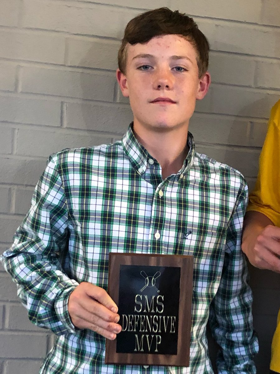 2018 SMS Baseball Defensive Most Valuable Player