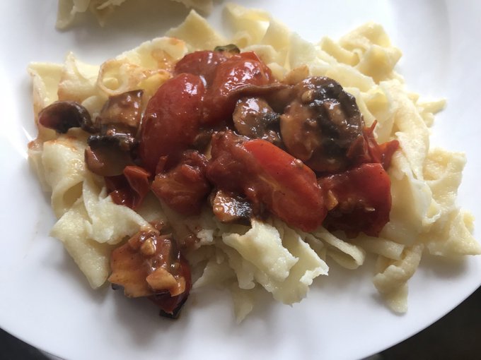 Made fettuccine tonight 🍝🤗 https://t.co/DlNB3E1T0o<a href="/tag/adoptdontshop"class="tags"><span>#adoptdontshop</span></a>