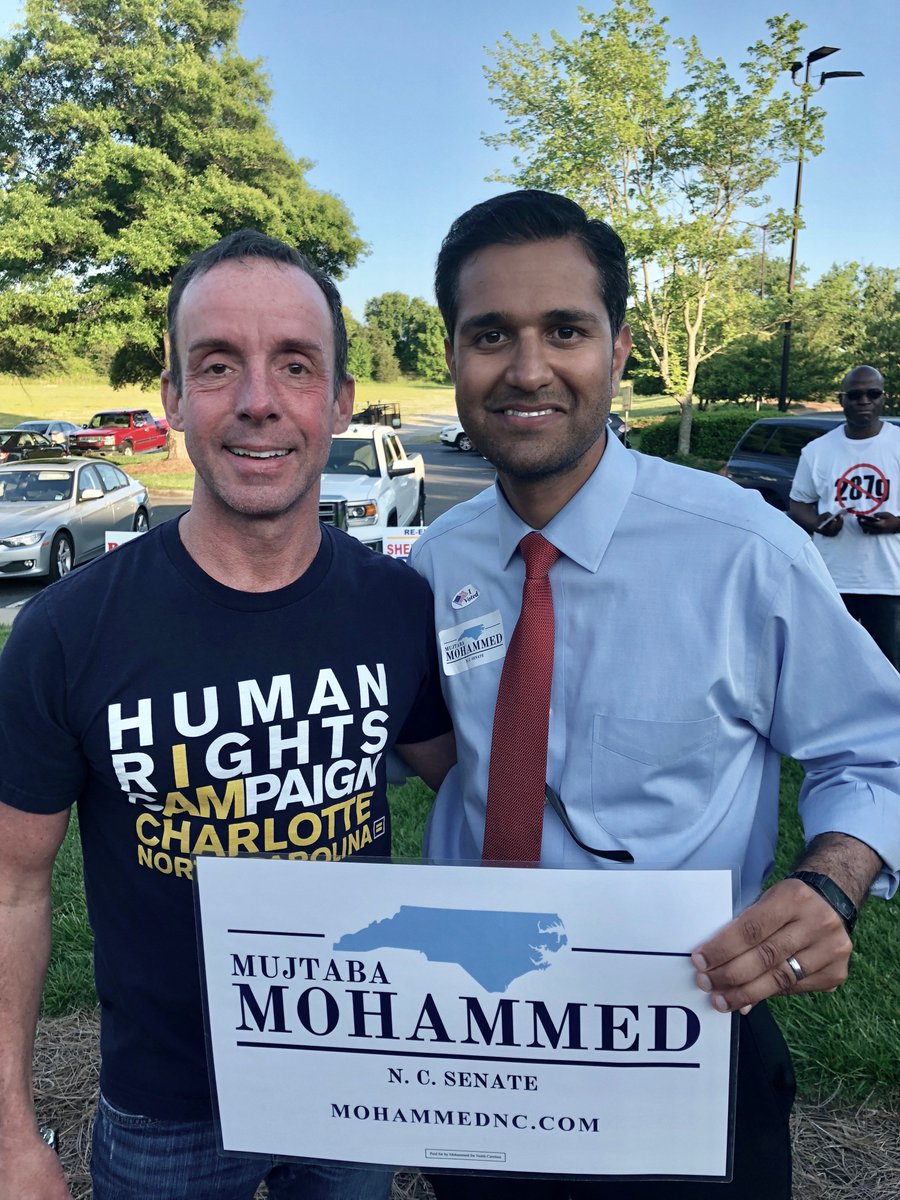 HRC-backed Mujtaba Mohammed won the state Senate primary in North Carolina on Tuesday.