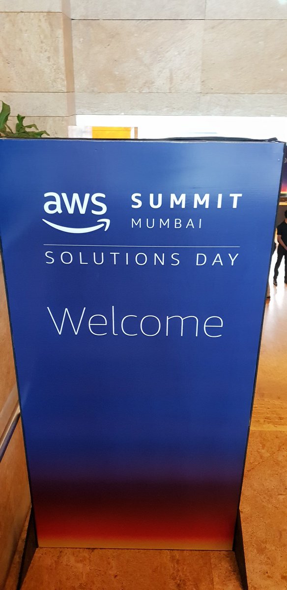 Thakkar_Sonia's tweet photo. At the #AWSSummit #AWSSolutionsDay https://t.co/3ULlknVp3u