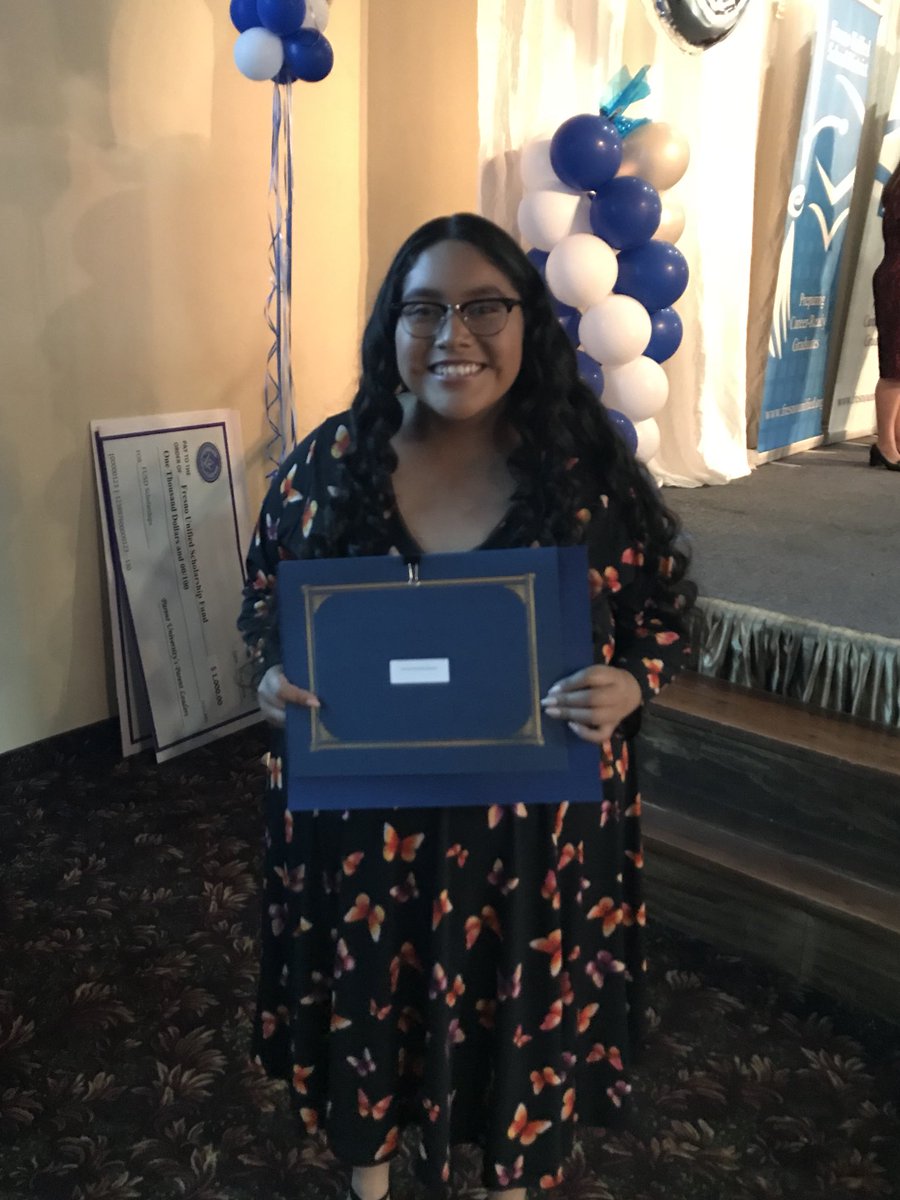 Awesome job Mariana and Khylia for earning the FUSD scholarship!@fresnounified <a href="/BrookeAshjian/">Brooke Ashjian</a>