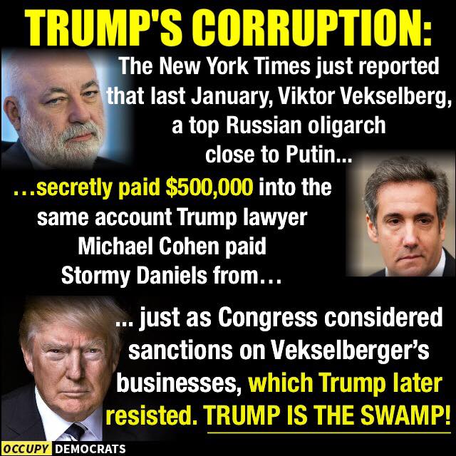 PrincessBravato's tweet photo. #TrumpPayForPlay
#CohenIsCooked
#TrumpMoneyLaundering
#ObstructionOfJustice
#TrumpTreason
#TrumpCorruption
πππππππππ https://t.co/ml7vaJxT3k