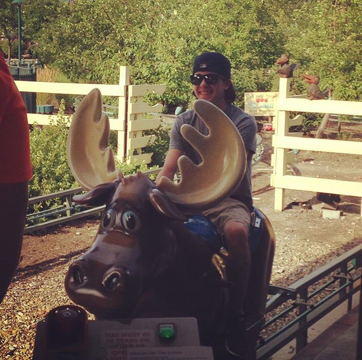 3v3Sluggers's tweet photo. riding his way into the weekend at 6’8 270 lbs is big bad kenny hoage, looking to wreck some homes and do some damage on the ice. you may think you’re good at something but he’s better. https://t.co/xJgcS0J8y8