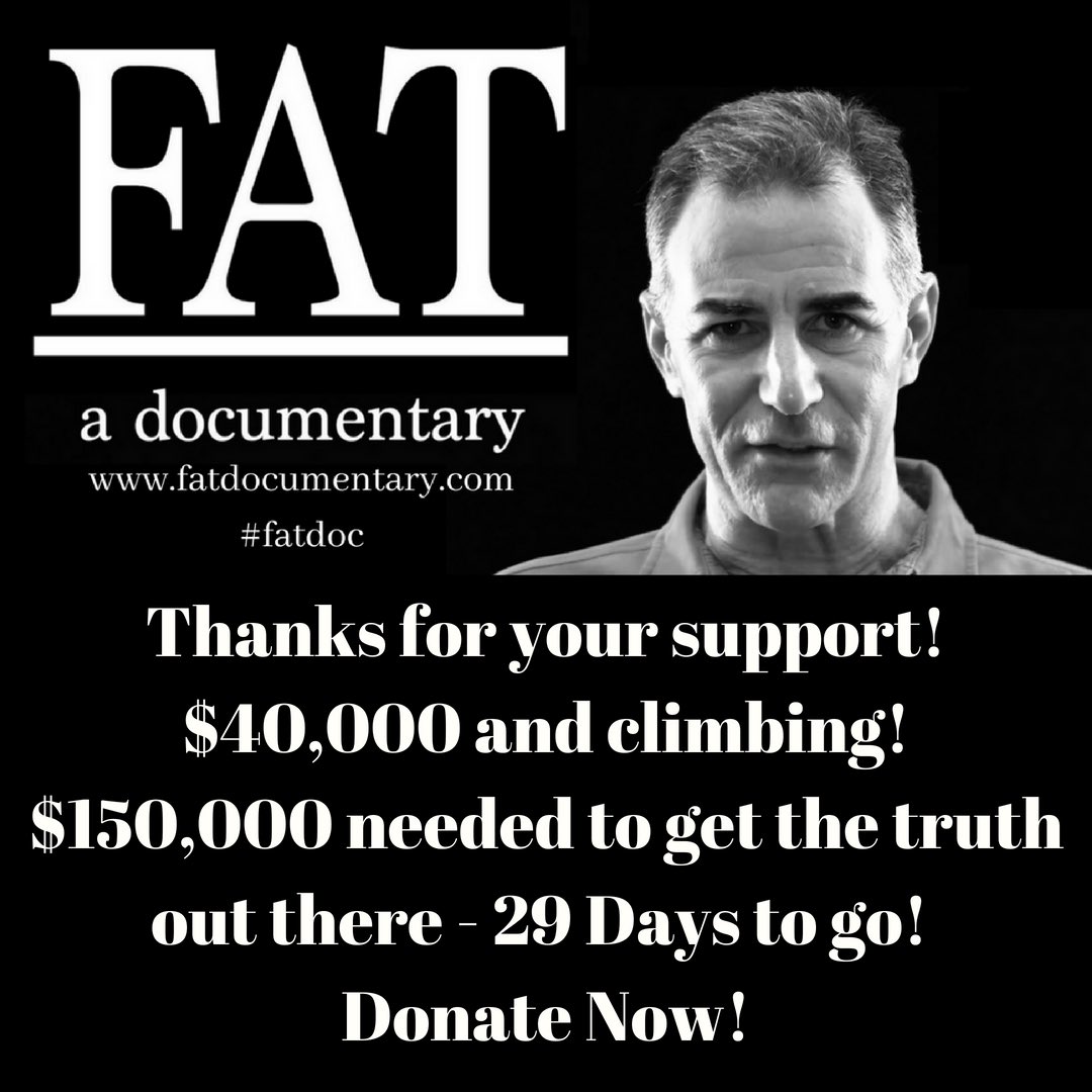 lovinLCHF's tweet image. Get behind this great project. The word needs to get out about all the lies we have been told. Please RT to support. @FructoseNo .@ProfTimNoakes .@DietDoctor1 .@MarikaSboros donate here 👉fatdocumentary.com  Thank you 🙏 #fat #fatdocumentary #fatdoc