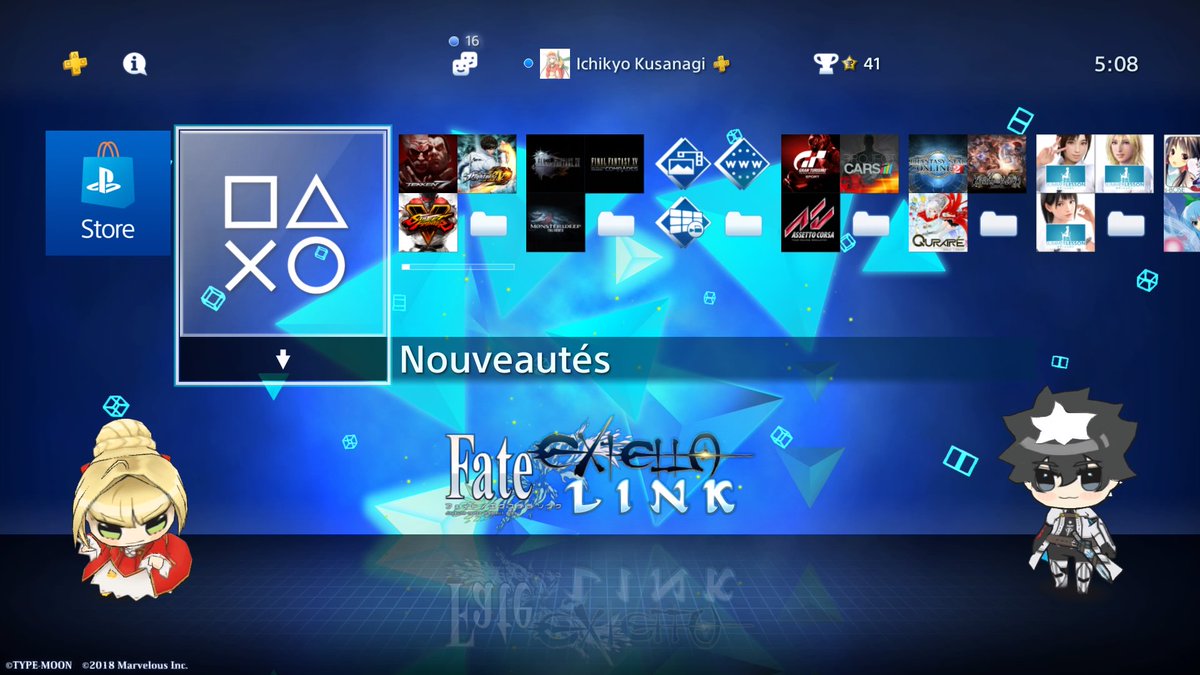 Ichikyo Fate Extella Link Ps4 Theme Its A Dynamic Theme With Bgm Its Only Exclusive To Get For Jpn Ps Users Ps4share