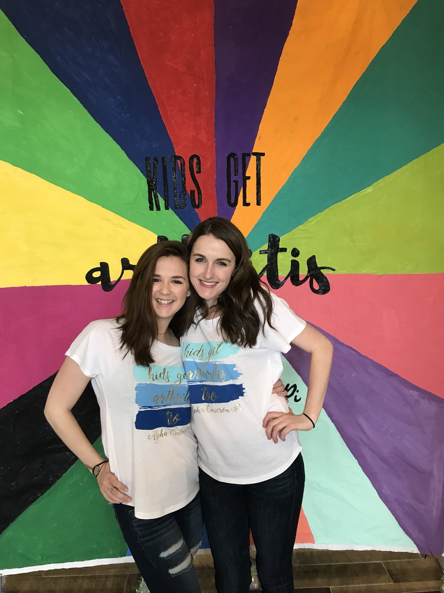 Happy World Arthritis Month! Together as sisters, we believe we can make a difference to help combat one of the leading causes of disability in the US! #KidsGetArthritisToo #ArthritisAwarenessMonth 💙