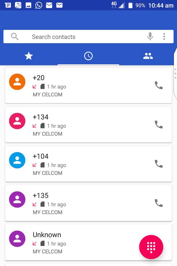 Just finished voting and realized all these missed calls from unknown numbers. Strange.
