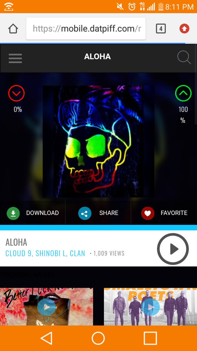 therealclan360's tweet image. we hit over 1k views on Datpiff (  Shinobi L. Cloud 9. D_€RASH) &amp;amp; OUR TEAM  THANK U FOR SUPPORTING OUR MOVEMENT !! ITS ONLY GOING UP FROM HERE... PLZ SHARE LISTEN &amp;amp; COMMENT.. #AZUP #Aloha #Clanent