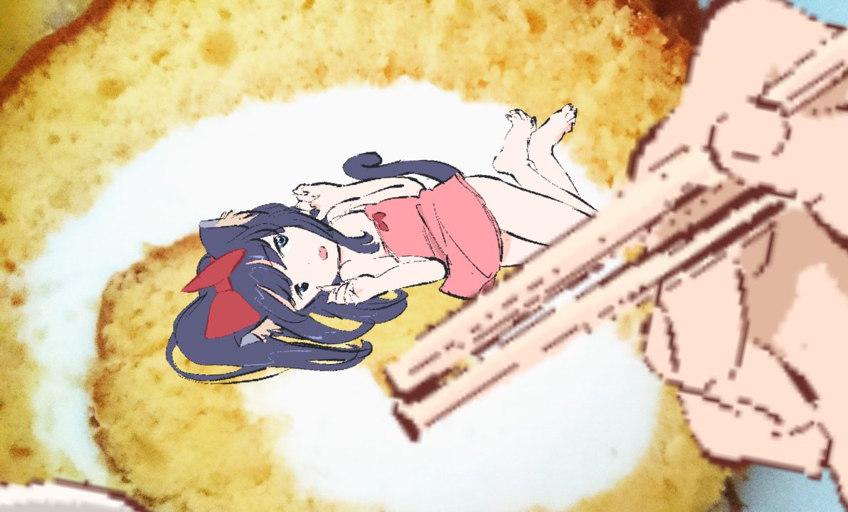 食べ物の画像がない ゆるたまのイラスト
