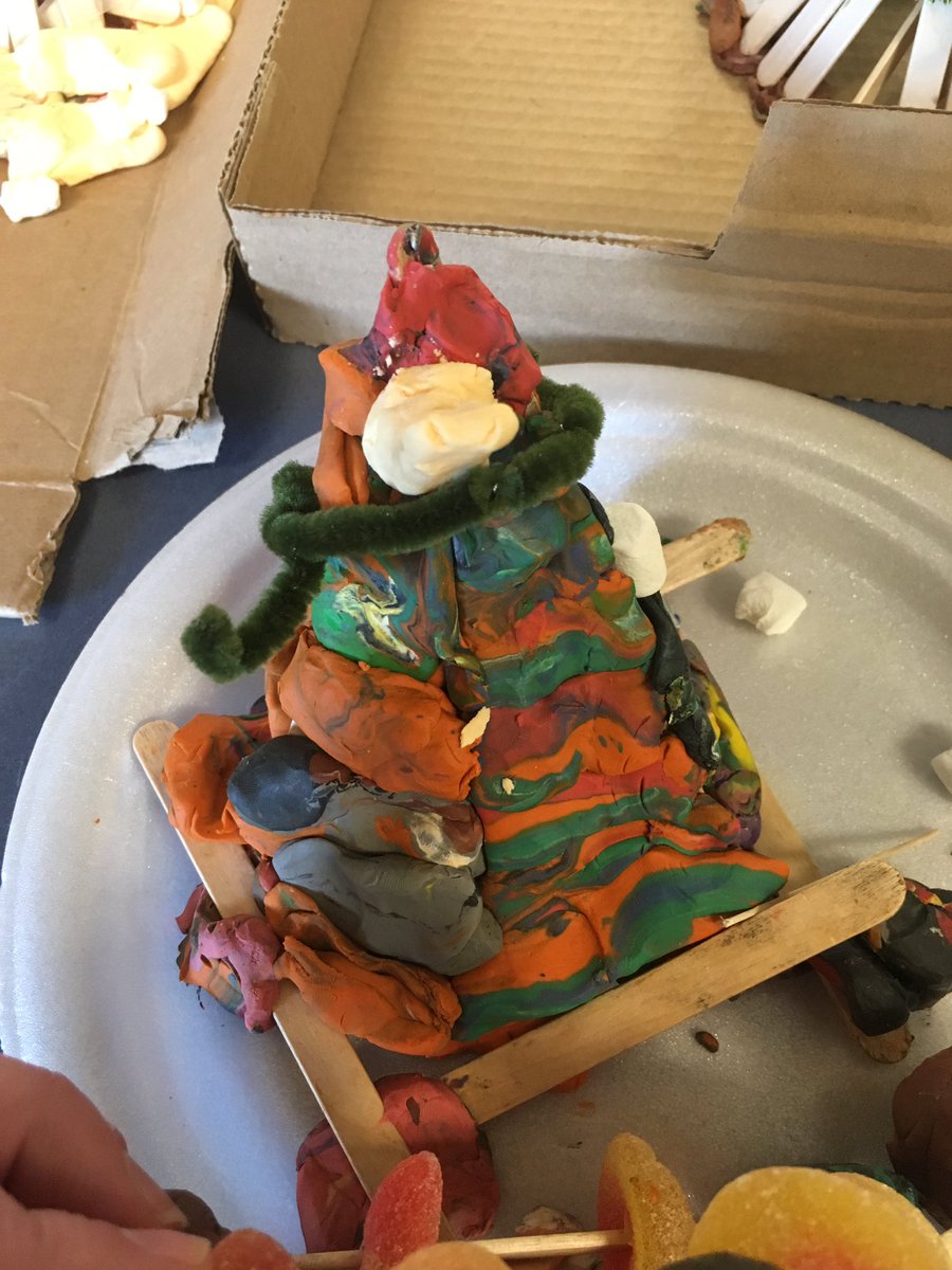 Msdarysclass's tweet photo. Final products - the big bad wolf could not blow them down! https://t.co/yVWe4nY1kI