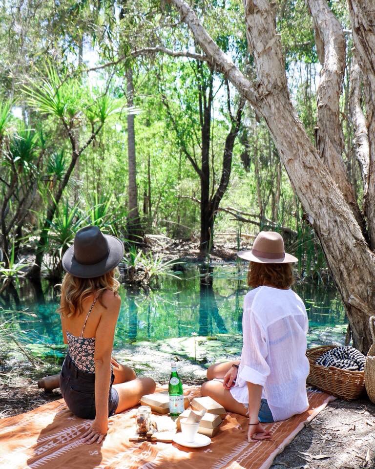 Perfect #ponyandsidcatering picnic at #bittersprings in #Mataranka with @AusOutbackNT 
<a href="/Australia/">Australia</a>