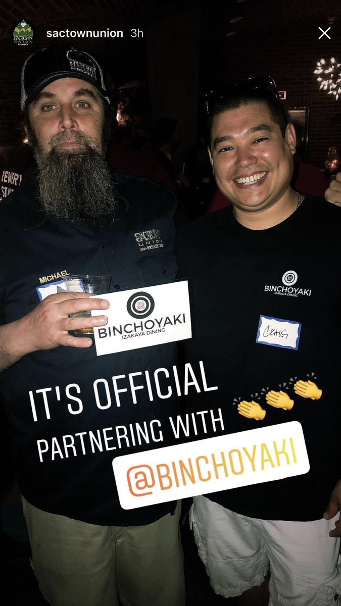 BINCHOYAKI's tweet image. It’s #official #❤️ partnering with @sactownunion for the 2018 #CABeerSummit @cacraftbrewers #letsdothis #oneandonlycraftpairing