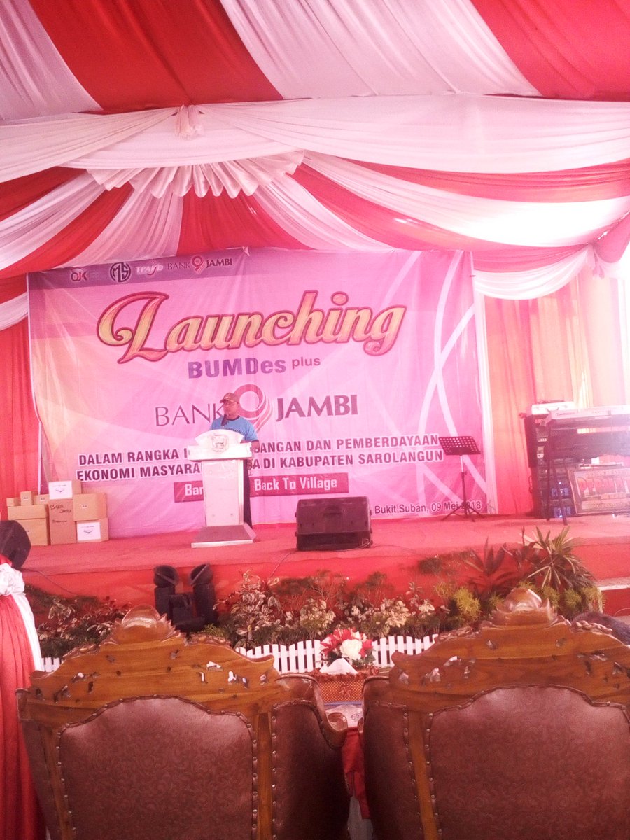 Mohd_Cholis's tweet photo. Launching Bumdes Plus Bank9 Jambi dalam rangka inklusi keuangan dan pemberdayaan ekonomi masyarakat desa di Kabupaten Sarolangun #Manfaatdanadesa #4ProgramPrioritasDesa
@EkoSandjojo @taufikmadjid71 @anwsanusi @fachrilabalado @TPPI_JAMBI https://t.co/dVcobsfB8D