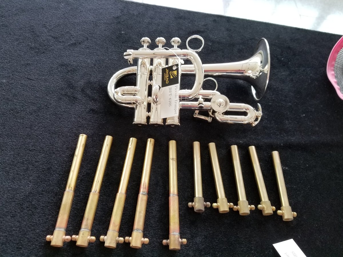 ピッコロトランペット JINBAO Amazon | Jinbao Bb/A ピッコロ トランペット 楽器 ステンレス