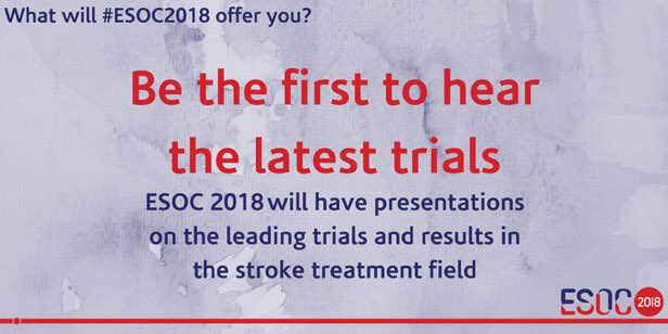 One week until #tich2trialresults #ESOC2018 - May 16th 11am link for live streaming to follow