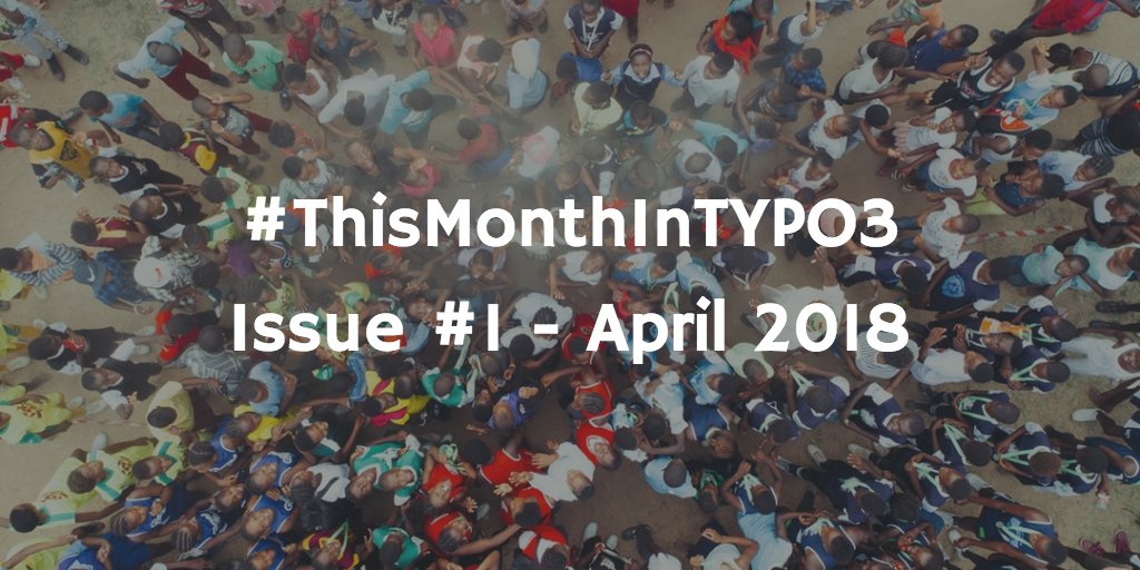 sanjay_nitsan's tweet photo. [T3DAY] After long-time a good news series is launched in the TYPO3 community, 1st issue of #ThisMonthInTYPO3 has been released! It really helps to see insights of TYPO3 at one place. Thanks, Peter Kraume @cybersmog to start this, Keep it up! https://t.co/SpJAUhvPbA #TYPO3 #T3DAY https://t.co/YzhuUkYKPf