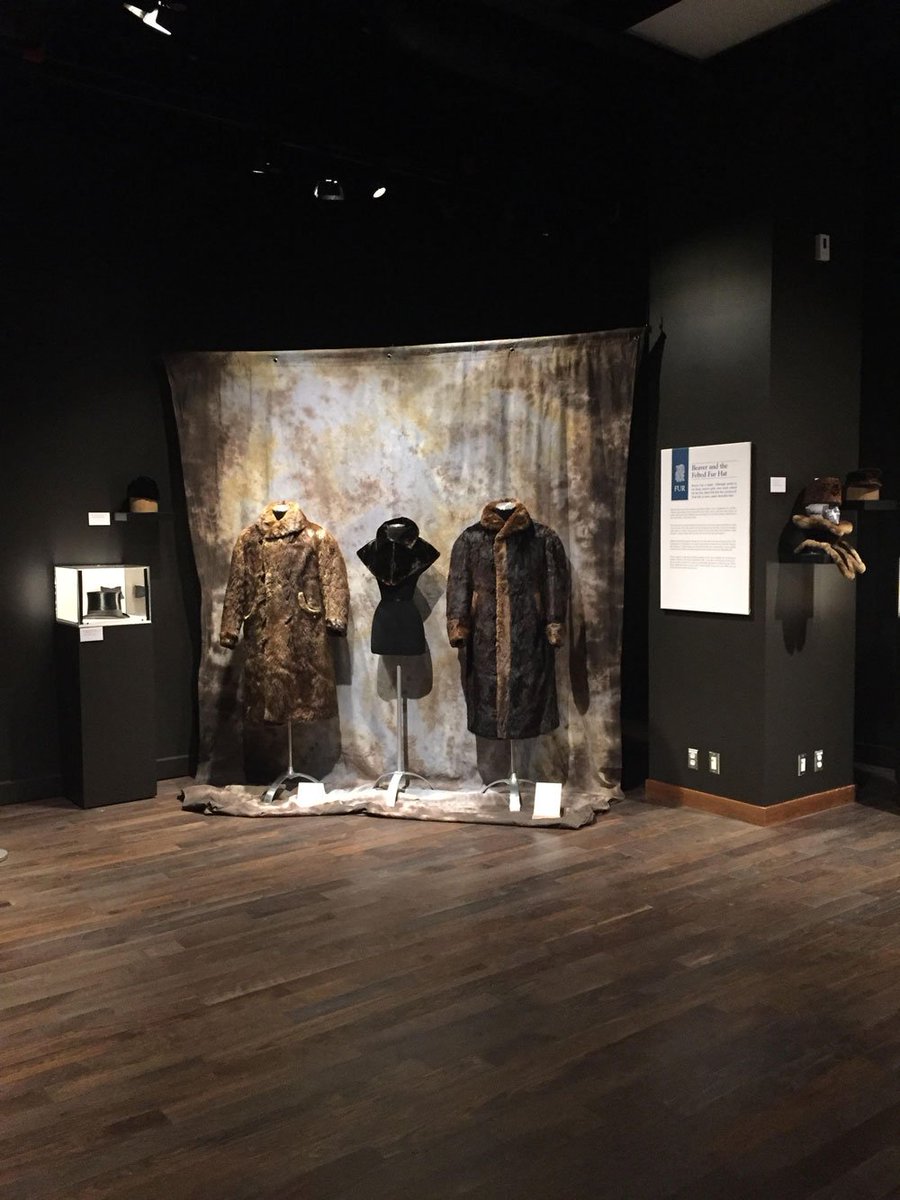 costumemuseumca's tweet photo. We are co-presenting the exhibit Furs the Fabric of our Nation at the Borealis Gallery at the Albert Legislative Assembly in Edmonton, which opened on April 25 - July 3. Visit @legassemblyofab for details. https://t.co/Dq5mCe6lfI