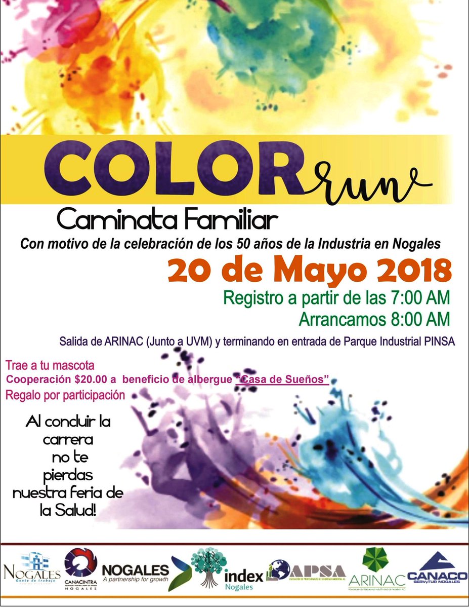 ARINAC_Nog's tweet photo. Celebraremos el 50 Aniversario de la Industria en Nogales. El Gobierno municipal, cámaras hermanas en la ciudad y ARINAC promoviendo la salud de los Nogalenses y la conciencia social al apoyar a los que mas necesitan. Acompañanos!!! https://t.co/LawletFjQV