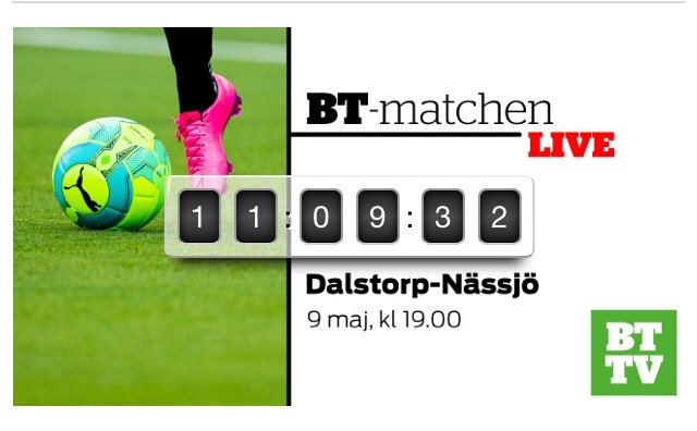 Live-TV: Ikväll sänder vi <a href="/dalstorps/">Dalstorps IF</a> mot <a href="/nassjoff/">Nässjö FF</a> för inloggade här: bt.se/sport/live-tv-… Mer om hur man ser matchen här: bt.se/sport/sa-ser-d…