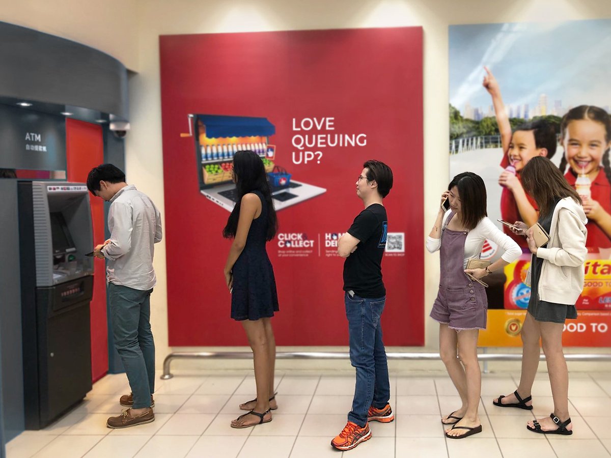 Love to queue up? Why not snap a picture &amp; earn $3
1 click &amp; a share 
- Spot the usual ATM queue
- Snap, upload &amp; tag <a href="/soCashapp/">Socash</a> with #goodbyeATM
New users get $5 upon sign up ($5 + $3) in your soCash app.
Download soCash link.socash.io/rise-against-a… &amp; Connect with us.
T&amp;Cs apply.