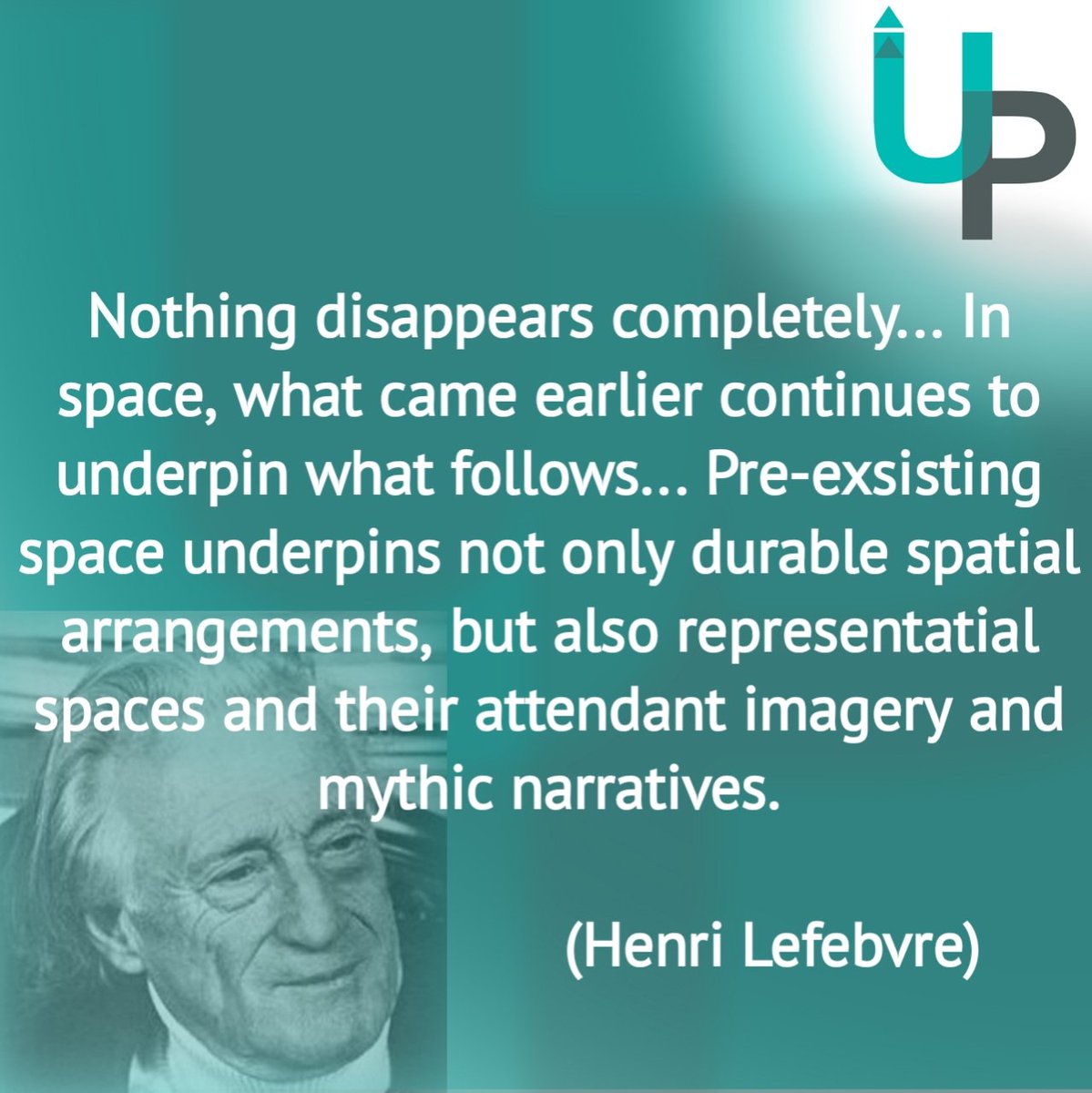 urb_prod's tweet photo. This principle gives identity to people, which can change in time. But one who tries to erase history will fail. And the following #community at that #space will know about it. #HenriLefebvre #Lefebvre #philosophy #productionofspace #neomarxism #marxism #narrative #criticaltheory https://t.co/Vb1Lnyd941