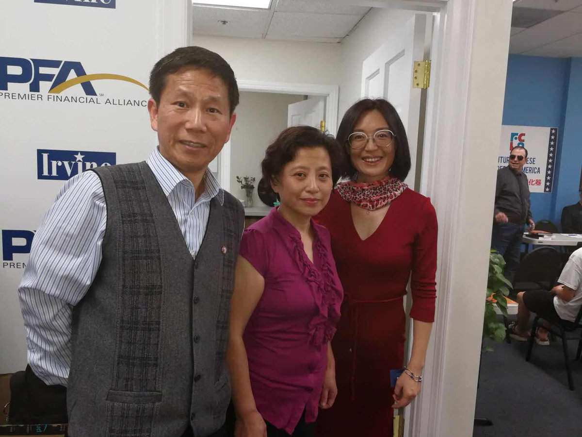 AsianDems's tweet photo. AADC CA Chair Monica Chen @AADC_CA attended @JohnChiangCA fundraising event since last year. Monica, Steven & Jessica attended FCLA #CA45 Congressional debate last weekend & talked to voters supporting #JohnChiang #JohnChiang4Governor #JoinJohn https://t.co/HHxKJytVxW