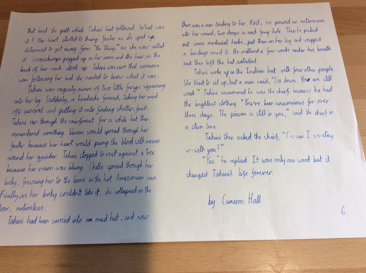 AppleySaintsCE's tweet photo. More beautifully presented work from Year 5. #prideintheirwork #semicursivestyle #handwritingprecision @lancsliteracy https://t.co/l4R3kcfwDU