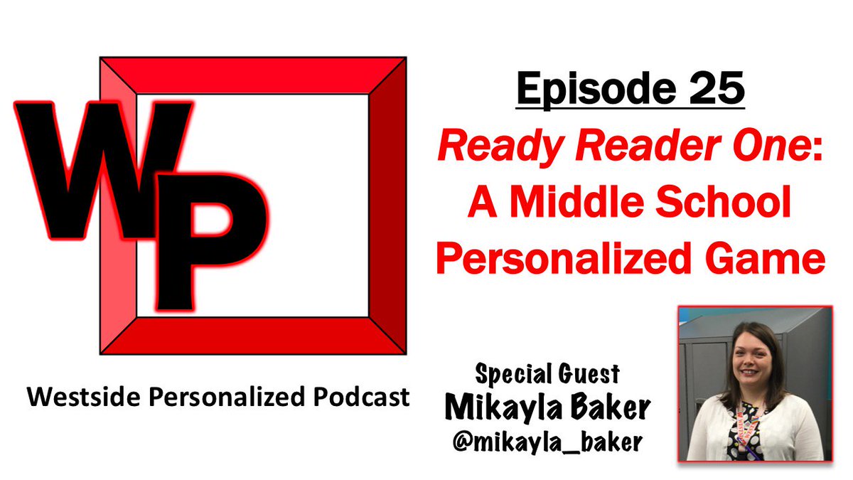 EastonA1's tweet photo. NEW #personalizedlearning PODCAST! Wow, was this a fun conversation to be a part of! Check out how @mikayla_MB04 turned a short story unit into a game.
Click here --> https://t.co/R18o9CPED1
#XPLAP #TLAP #games4ed #WestsidePL #NEInnovationGrants #ncte #elachat #20QPL #plearnchat https://t.co/o74vzkPzfT