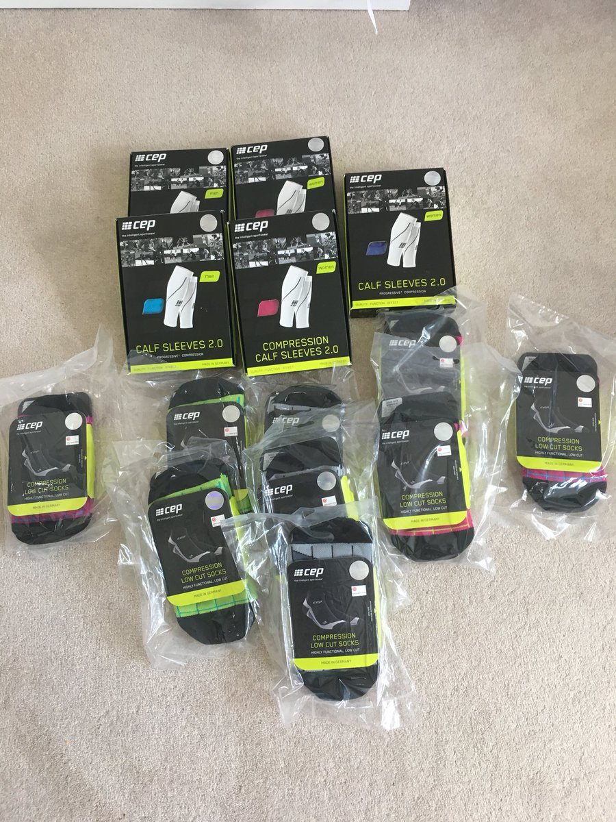 AthleteInMind's tweet image. My @CEPSportsUK top up order has arrived ready for this weekends @Nicetri_Events Triathlon. Huge thanks to the team at CEP for turning around so quick #truecompression