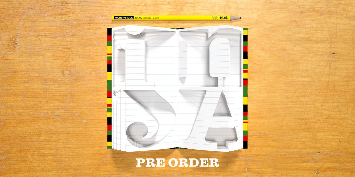 injamusic's tweet image. With pleasure I’m happy to announce I’ve done musics and I reckon there’s enough for an album. I’d like to thank everyone I’ve worked with over the last year and welcome you to ‘Blank Pages', on pre-order now @HospitalRecords 

#blankpage 
#importanceneverjustifiesanything