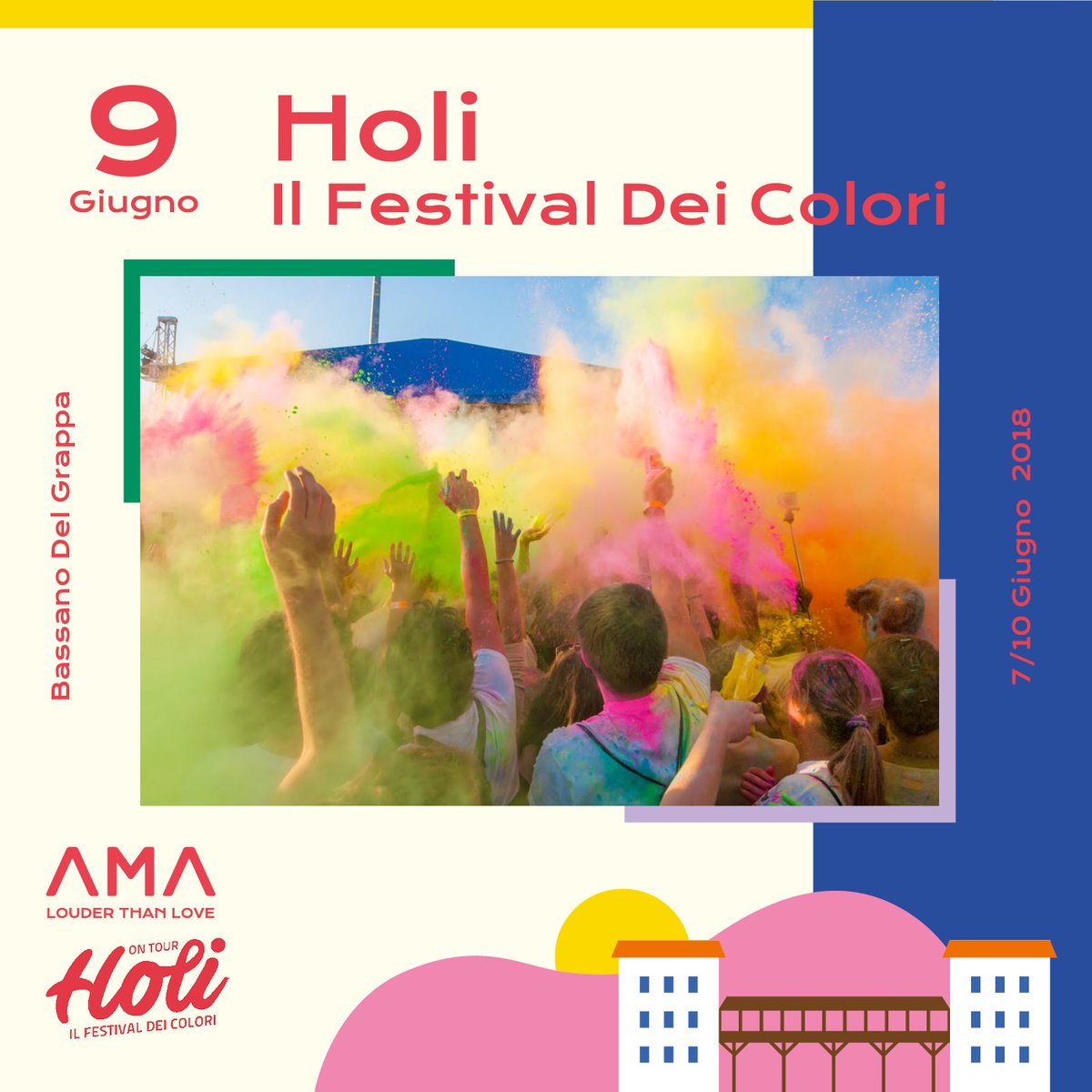 AMA Music Festival (@amafestival) on Twitter photo Arriva #holiilfestivaldeicolori ad AMA!
SABATO 9 GIUGNO
Ingresso 1€ dalle 15 alle 18 - 5€ dalle 18 in poi.
Prevendite solo su <a href="/MailTicketIT/">MailTicket Official</a> Arriva #holiilfestivaldeicolori ad AMA!
SABATO 9 GIUGNO
Ingresso 1€ dalle 15 alle 18 - 5€ dalle 18 in poi.
Prevendite solo su <a href="/MailTicketIT/">MailTicket Official</a>