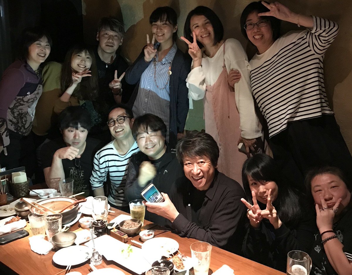 増川洋一 No Twitter 昨日 声優師匠井上和彦さんと弟子達飲み会 和彦さんまた若くなってた 凄い 杏里も市来も参加で 中々有意義な 飲み会だった 声優 井上和彦 勝杏里 市来光弘