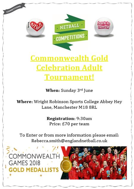 Can you re-create the last few seconds of the Final or even the Semi-Final of the Commonwealth games? 
Let us see, &amp; enter a team into the tournament on Sunday 3rd June at <a href="/WrightRobinson/">WrightRobinson</a> 
Details in the poster 🙂
Please RT