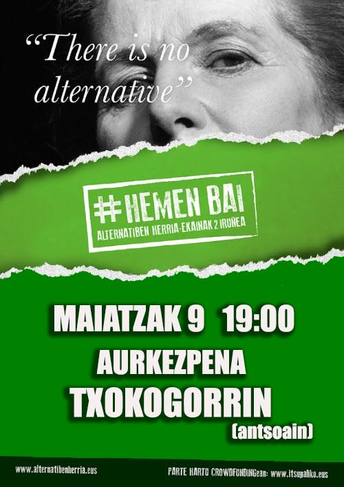 Gaur 19.00etan Txokogorrin
Hoy a las 19.00 en el Txokogorri