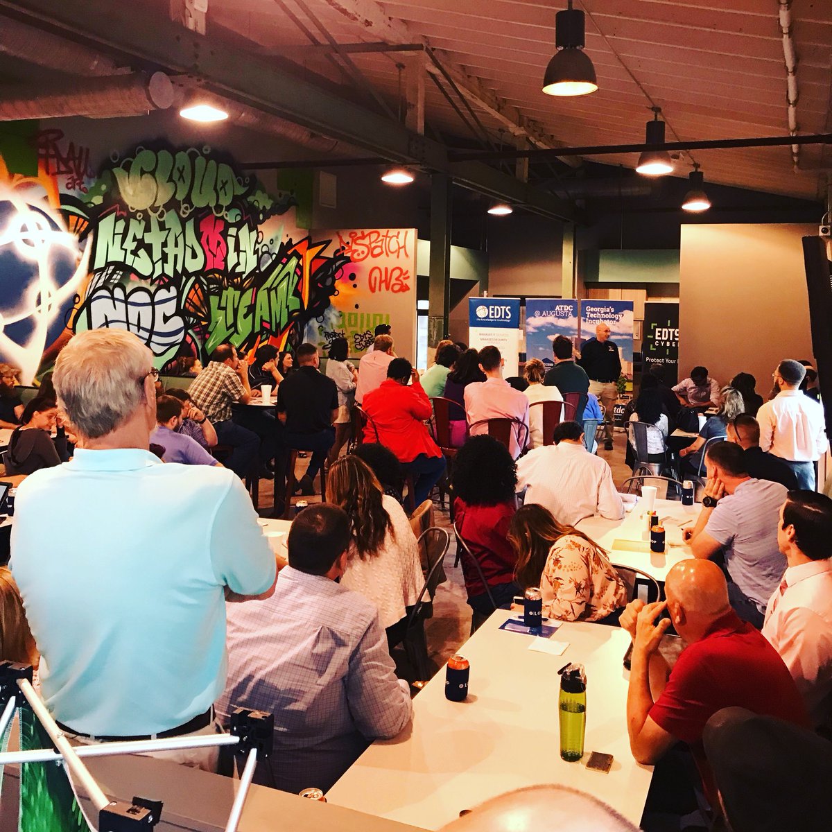 Cyber Night was awesome — thanks to <a href="/MarkBaggett/">Mark Baggett</a>, <a href="/atdc/">ATDC</a>, <a href="/EDTScyber/">EDTS Cyber</a>, <a href="/looprecruiting/">Loop Recruiting</a> and everyone who attended for making it possible. See you next time!