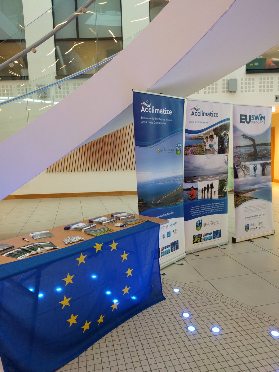 CALIN_LifeSci's tweet photo. Celebrating #EuropeDay at @ucddublin Science Centre with @ecostructure_ @AcclimatizeEU @EUSWIMProject of @IrelandWales - come talk to us to find out more! https://t.co/1cjbkqYO7P